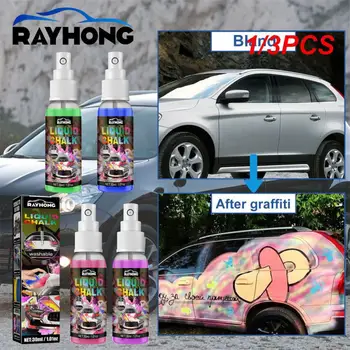 1/3DB Színes automatikus gumiabroncs graffiti spray festék Könnyen tisztítható Mosható gumiabroncs festék Nem mérgező Automatikus polírozás Graffiti spray Auto