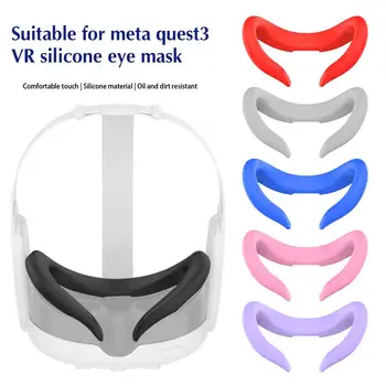 1 db szilikon maszk alkalmas Meta Quest3 maszkokhoz Izzadásgátló maszk Szilikon maszk VR szemüveg kiegészítő VR / AR szemüveg Accesso V6C8