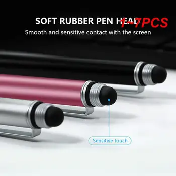 1 ~ 7PCS tolltoll telefonhoz 2in1 kapacitív toll érintőtoll Tablet Surface toll rajzoláshoz Képernyő ceruza laptophoz