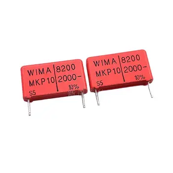 10 PCS / WIMA Weimar kondenzátor 2000V 822 0.0082UF 8200PF 8n2 MKP10 láb távolság 22.5mm