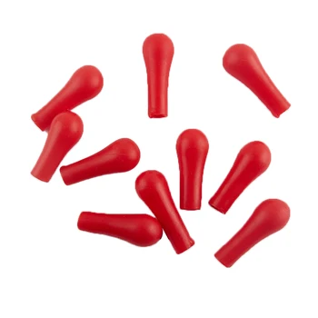 10db piros gumi izzófej gumi szívógolyó üvegcseppentő palack betéthez Pipetta laboratóriumi kellékek