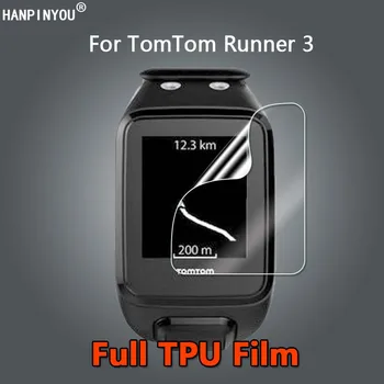 10Pcs TomTom Runner 3 SmartWatch Ultra Clear Slim javítható puha TPU film képernyővédő fólia -nem edzett üveg