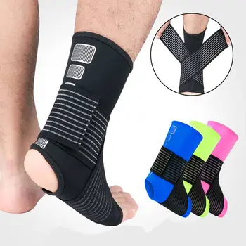 1Pcs kompressziós bokatámasz állítható sport bokaív-tartó Zokni ujjak futás kerékpározás lábízület ízületi fájdalomcsillapítás