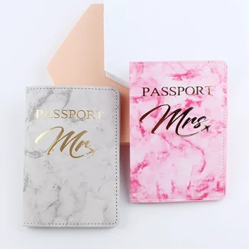 1PCS Új útlevélborító készlet Utazási kiegészítők Divat betűk Unisex Pu bőr útlevéltartó pénztárca poggyász neve kártya címke