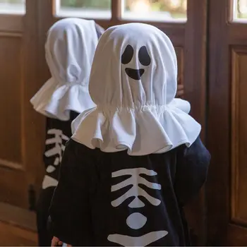 2023 Halloween Baby Rompers fesztiválok Csontváz koponya jumpsuit Újszülöttek Az Imp köpeny Hosszú ujjú Fiúk Lányok Csecsemő jelmez