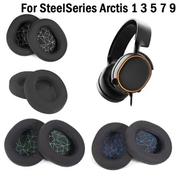 2Pcs Új fülpárnák SteelSeries Arctis 1 3 5 7 9 Játékhoz tervezett headset habszivacs fülpárnák EarPads szivacspárna fejhallgató csere