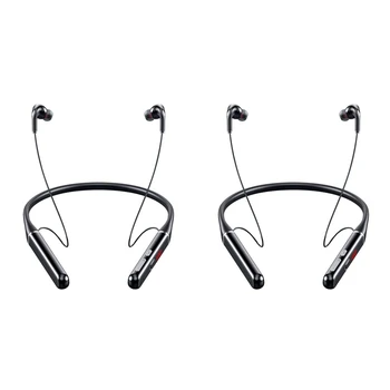 2X S650 100 óra Bluetooth fülhallgató sztereó vezeték nélküli nyakpánt zajszűrő sport futó headset