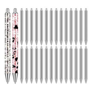 30 db rozsdamentes acél tolldarabok barkácsoláshoz Csillogó tollak Epoxigyanta tollak kézzel készített festéshez Ajándékok Üzleti Tartós Könnyen használható