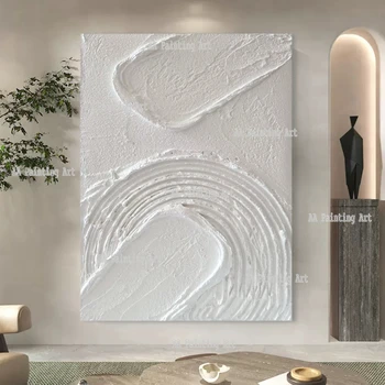 3D vastagság akril eredeti kézzel készített nagy méretű olajfestmény keretezetlen művészet vászonon Showpieces Hotel dekoráció Luxus cikk Forró eladás