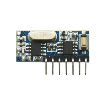 4CH 433MHz RF vevő tanulási kód dekóder modul 433MHz vezeték nélküli arduino Board modulhoz