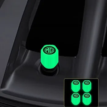 4PCS világító izzó autókerék gumiabroncs szelepsapkákFedél MG ZS HS MG4 EV MG Mulan MG5 MG6 GS 56 MGGT tartozékokhoz 2022 2023