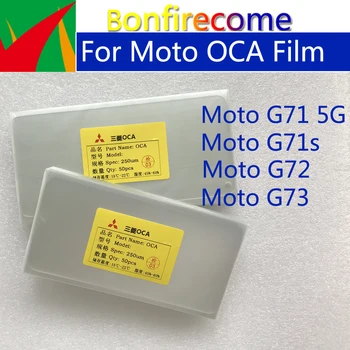 50db / tétel OCA optikai átlátszó ragasztó Motorola Moto G71s G72 G73 Mitsubishi filmhez G71 5G OCA ragasztó