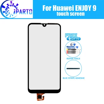 6.26 hüvelyk a Huawei ENJOY 9 érintőképernyős üveg 100% garanciája Eredeti digitalizáló üvegpanel érintőcsere az ENJOY 9-hez
