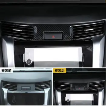 ABS króm Nissan Terra 2018-2020 autóhoz Központi vezérlés Levegő kimenet panel burkolat burkolat Automatikus tartozékok stílusa