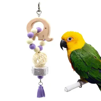 ara játékok Színes madárrágó játékok Fogtisztító játékok Harapásálló Budgerigárok számára Kakadu papagájok Afrikai szürke cockatiel