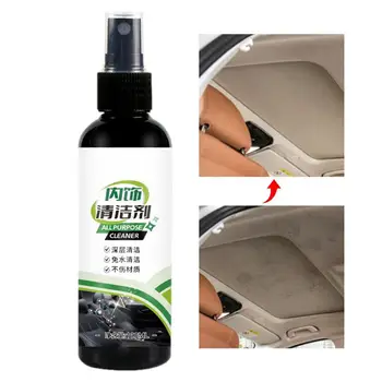 Autó belső tisztító belső részletező tisztító spray folyadék autóhoz Erőteljes szagtalan tisztító spray teherautókhoz