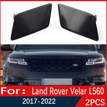 Autó első lökhárító fényszóró vízpermet fúvóka fedél mosó fúvóka sapka Land Rover Range Rover Velar L560 2017 2018 2019-2022