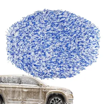 Autómosó kefe Puha mikroszálas autómosó univerzális cserefej Automatikus mosó felmosó járművek számára Gépben mosható kefe