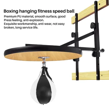 Boksz Speed Ball Körte alakú PU Speed Bag Boxing Punching Bag Forgó Speedball Exercise Fitness Training Ball