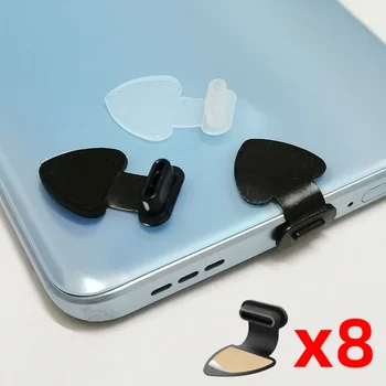 C típusú töltőport USB C típusú pordugó Love Heart szilikon telefon töltőportvédő fedél Mi Samsung pordugó sapkához