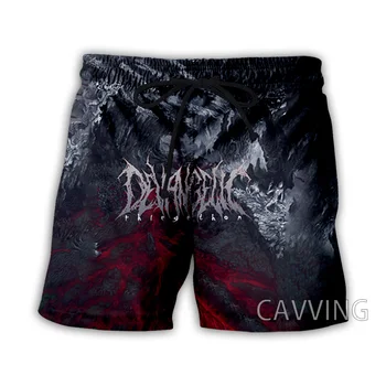 CAVVING 3D nyomtatott Devangelic Rock Summer Beach Shorts Streetwear Quick Dry Casual Shorts Sweat Shorts nőknek/férfiaknak