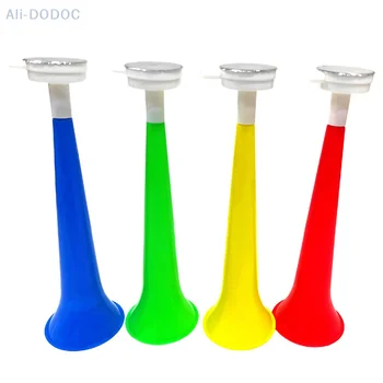 Cheer műanyag kürt Focimeccs rajongók Pompomlány kellékek Vuvuzela gyerek trombita Futball szurkoló kürtök