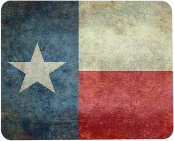 csillag Egérpad jelölés Vintage Texas Fehér Piros Kék Irodai kiegészítők Pad szőnyeg téglalap Egérpad Fülke dekoráció 9.5