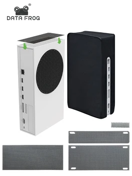 DATA FROG porálló tok Xbox Series S játékkonzolhoz Porszűrő szett Kompatibilis az Xbox Series S hálószűrő fedelével