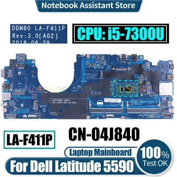 DDM80 LA-F411P Dell Latitude 5590 laptop alaplaphoz CN-04J840 SR340 i5-7300U notebook alaplap tesztelve