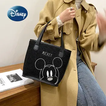 Disney új Mickey Fashion luxusmárkája Női kézitáska Kiváló minőségű, nagy kapacitású női válltáska Csúcskategóriás tárolótáska