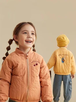 Divat Gyerekruházat Őszi gyapjú Pamut lány kabát Gyerekek meleg kabát Kisgyerek Felsőruházat Gyermek ruhák Téli