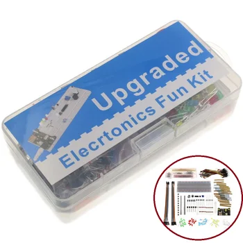 DIY projektindító elektronikus barkácskészlet 830 nyakpontos kenyérdeszkával Arduino R3 elektronikus alkatrészekhez dobozzal