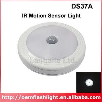DS37A 6 x fehér LED falra szerelhető IR mozgásérzékelő fény - fehér ( 3xAAA )