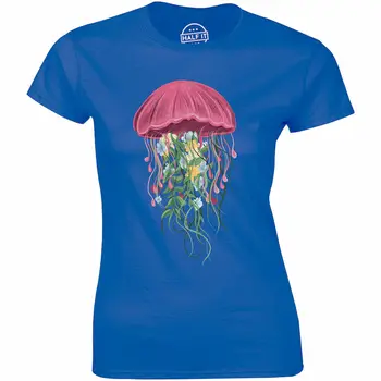 Egzotikus gyönyörű óceáni medúza Nature női prémium póló Ajándékötlet