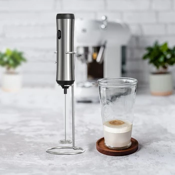 Elektromos tejhabosító keverő USB kézi habosító kávéfőző Tojásverő Cappuccino keverő