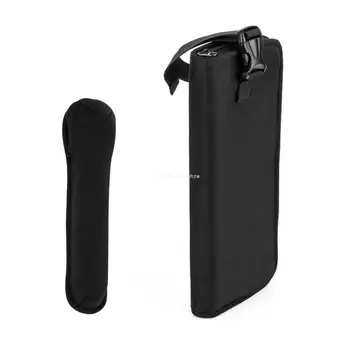 Fekete mikrofon hordtáska védőtok mikrofon tárolásához és utazási dropshiphez