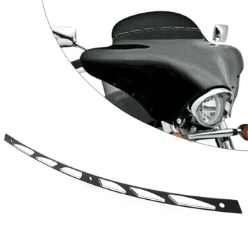 Fém motorkerékpár burkolat szélvédő burkolat szélvédő burkolat Harley Electra Glide FLHT FLHTC FLHX 1996-2013 fekete