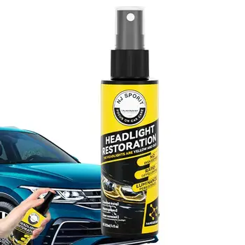 Fényszóró bevonat spray karceltávolító és megújító folyadék autólámpákhoz Autó UV-álló fényszóró-helyreállító készlet tartozékai