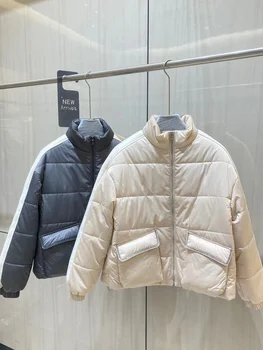 Goose Down steppelt kabát, alkalmi stílus, új kollekció, ősz és tél