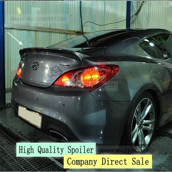 Használja a Hyundai Tiburon Genesis Coupe 2009-2012 év Kiváló minőségű szénszálas hátsó szárny sport spoiler karosszéria készlet tartozékok