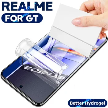 hidrogél fólia Realme GT Neo 2 3 3T 5 SE Q3 Q5 Pro Q3T képernyővédő fólia Realme Narzo 30 50 Pro 30A 50i 50A Prime filmhez