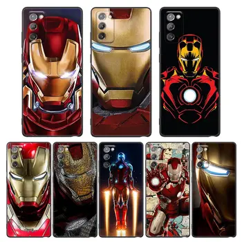 Iron Man Marvel Ironman tok Samsung Galaxy M52 készülékhez Tok Samsung M52 M23 M22 M32 M33 M62 F62 F41 F52 Soft Fundas