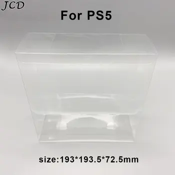JCD műanyag átlátszó doboz PET vitrin PS5 vezérlő fogantyújához Gamepad tárolódoboz védőburkolat