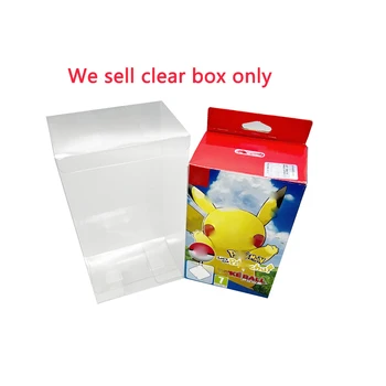Kiváló minőségű PET doboz Switch NS-hez Poke mon Pika chu Elf Ball Európai változat Bundle Collection Display Box