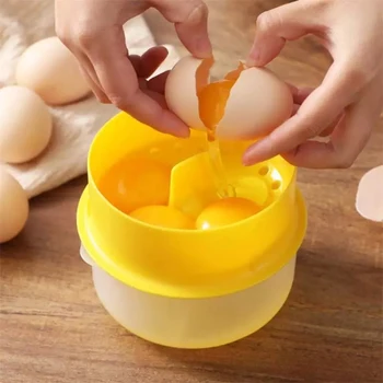 kényelmes fehérjeszűrő Hatékony tojássárgája elválasztó Takarítson meg időt Egyszerű használat Tojásleválasztó Kiváló minőségű főzőeszközök Konyhai eszközök
