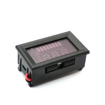 LED kijelző 12V 24V 48V ólom-sav akkumulátor kapacitás tesztelő voltmérő