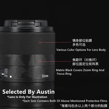 Lencse matrica bőr matrica Canon EFM32 f1.4 STM fóliához Karcvédő tok