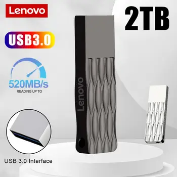 Lenovo Pen Drive 2TB USB flash meghajtók 128GB nagy sebességű USB memória vízálló flash lemez U Stick laptop PC TV gyors szállítás
