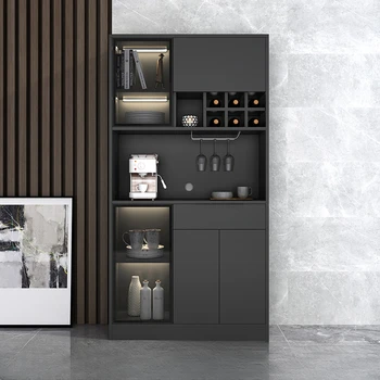 Likőr konyha Nappali szekrények Zárható szekrény Curio tároló vitrin szekrények Tálalószekrény Meuble Rangement hálószoba bútor BL50LC