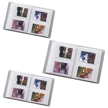 Mini zsebek fotóalbum 3 hüvelykes 80/120/220 lapos fotó kis kártya